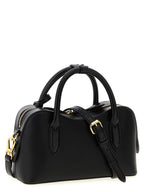 Schwarze Crossbody-Tasche aus Polyamid