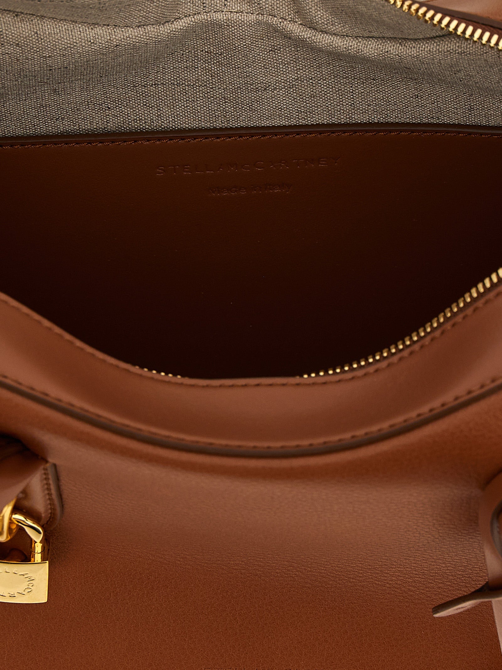 Schultertasche aus braunem Polyamid