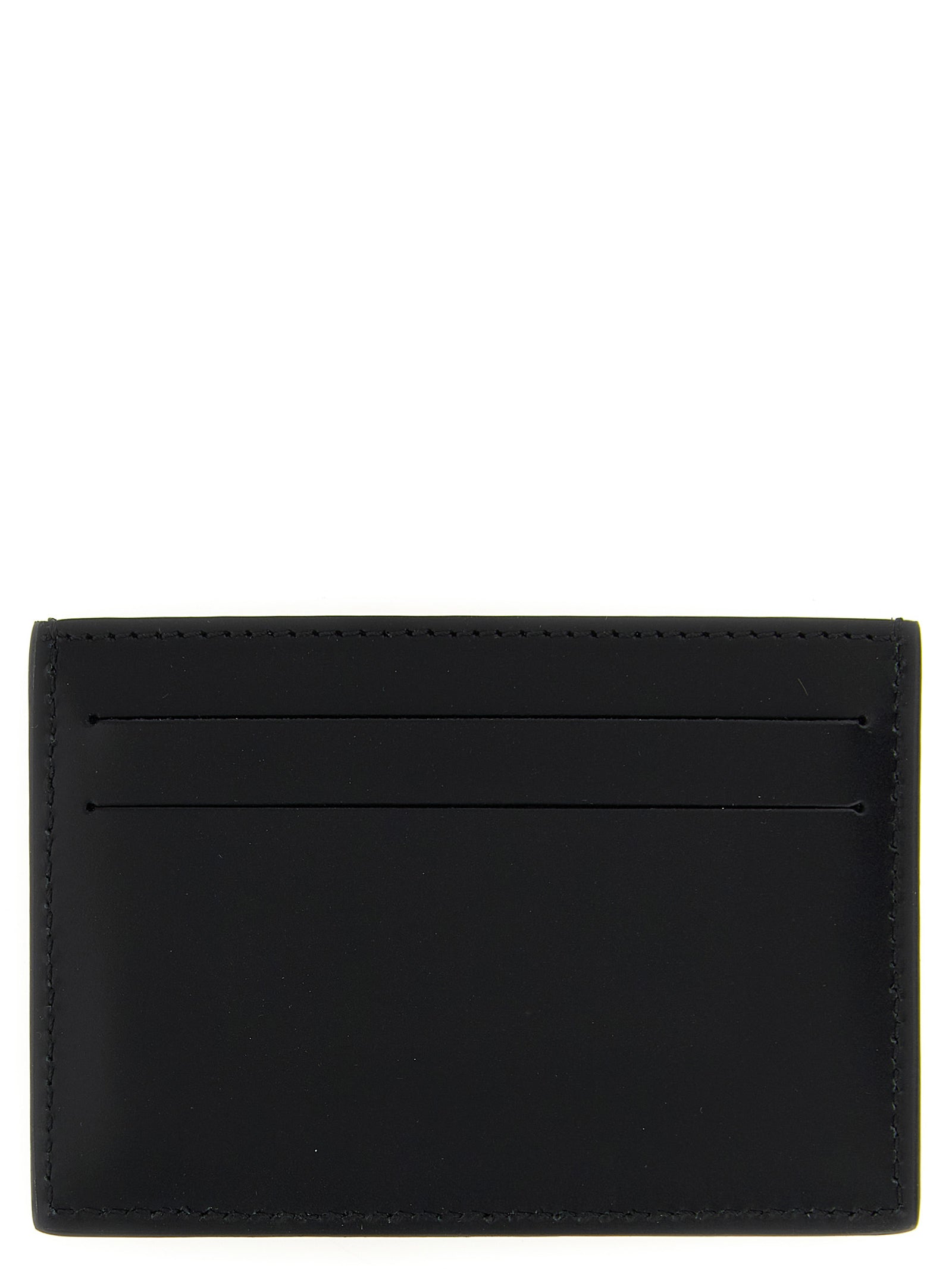 Schwarzes Kartenetui aus Leder