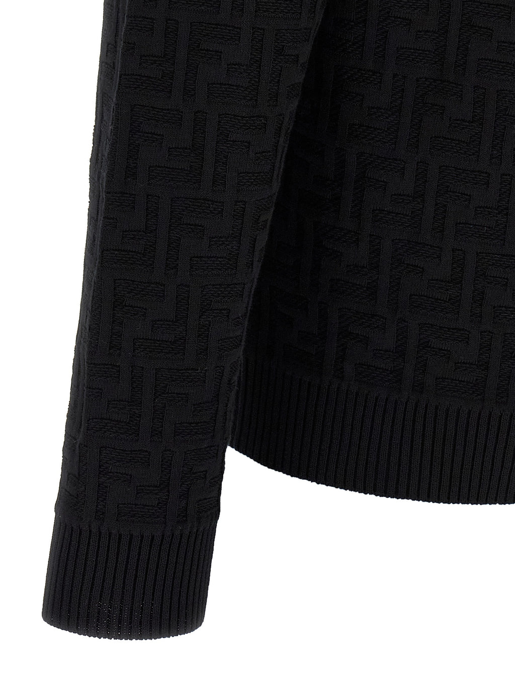 Schwarzer Baumwollcardigan