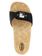Schwarze Sandaletten aus Leder 318384