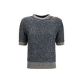 Blaues Polyamid-Sweatshirt Balmain