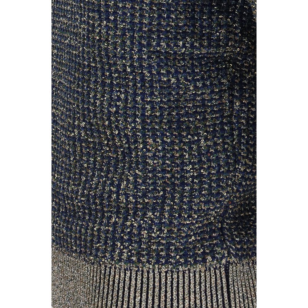 Blaues Polyamid-Sweatshirt Balmain