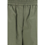 Zweifarbige Baumwoll-Freizeithose