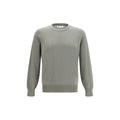Zweifarbiger Baumwollpullover