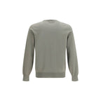 Zweifarbiger Baumwollpullover