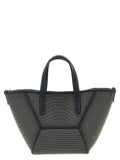 Schwarze Handtasche aus Messing