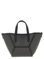 Schwarze Handtasche aus Messing