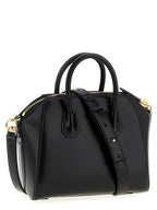 Schwarze Kalbsleder-Handtasche