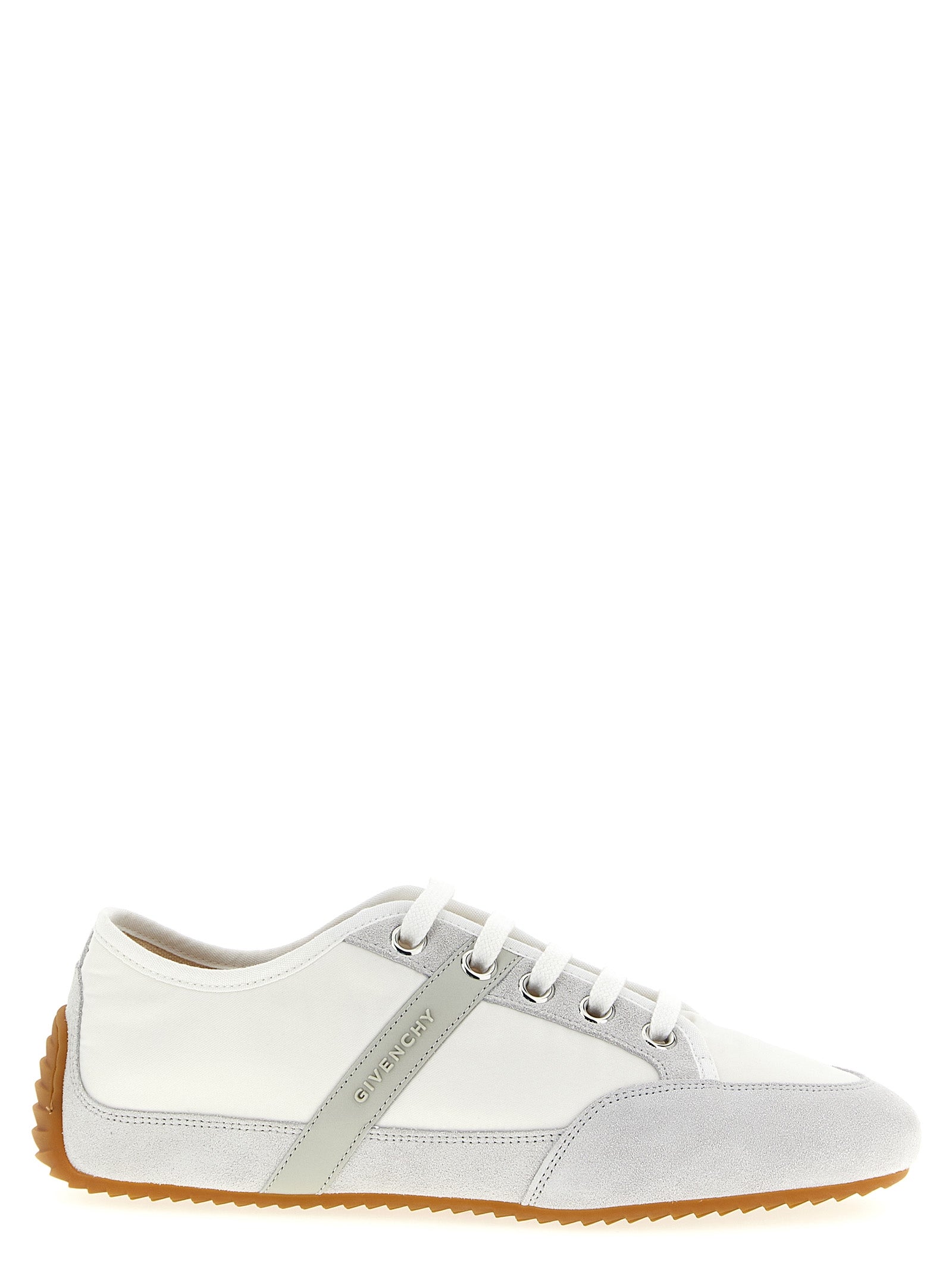 Weiße Kalbshaut Bos Taurus Sneakers mit niedrigem Schaft