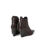 Braune Lederstiefeletten