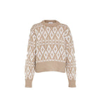 Brauner Kaschmirpullover