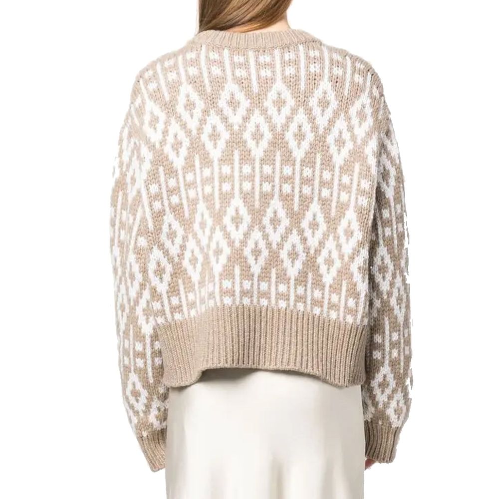 Brauner Kaschmirpullover