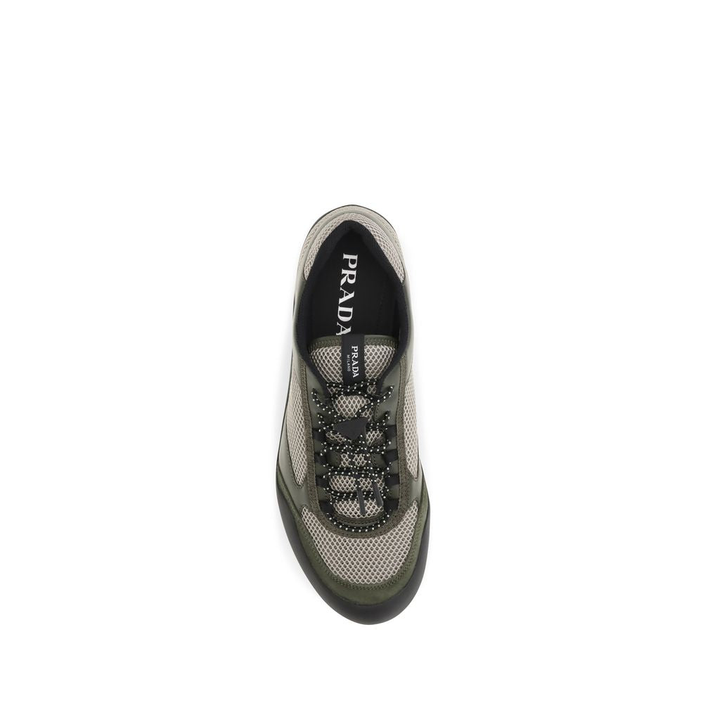 Athletik-Sneaker aus Polyester in Bicolor