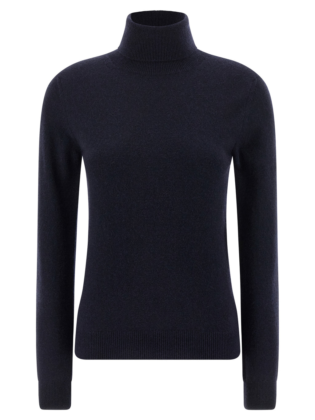 Blauer Kaschmir-Cardigan