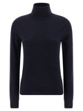 Blauer Kaschmir-Cardigan