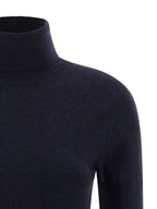 Blauer Kaschmir-Cardigan