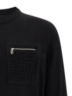 Schwarzer Cardigan aus Schurwolle