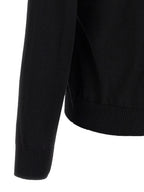 Schwarzer Cardigan aus Schurwolle