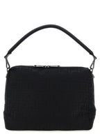 Schwarze Schultertasche aus Polyamid