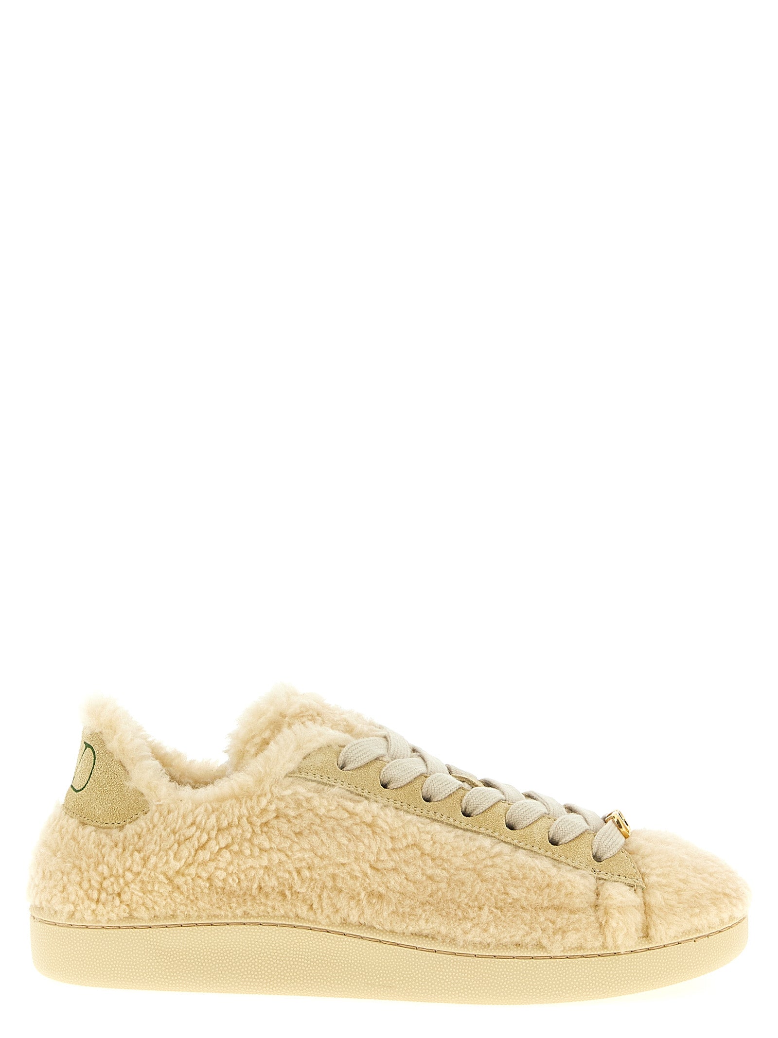 Beige Woll-Sneaker Valentino Garavani
