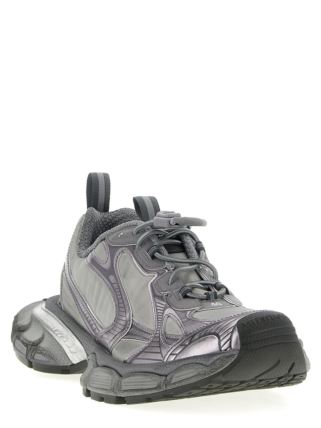 Graue Sneaker aus Polyester 322465