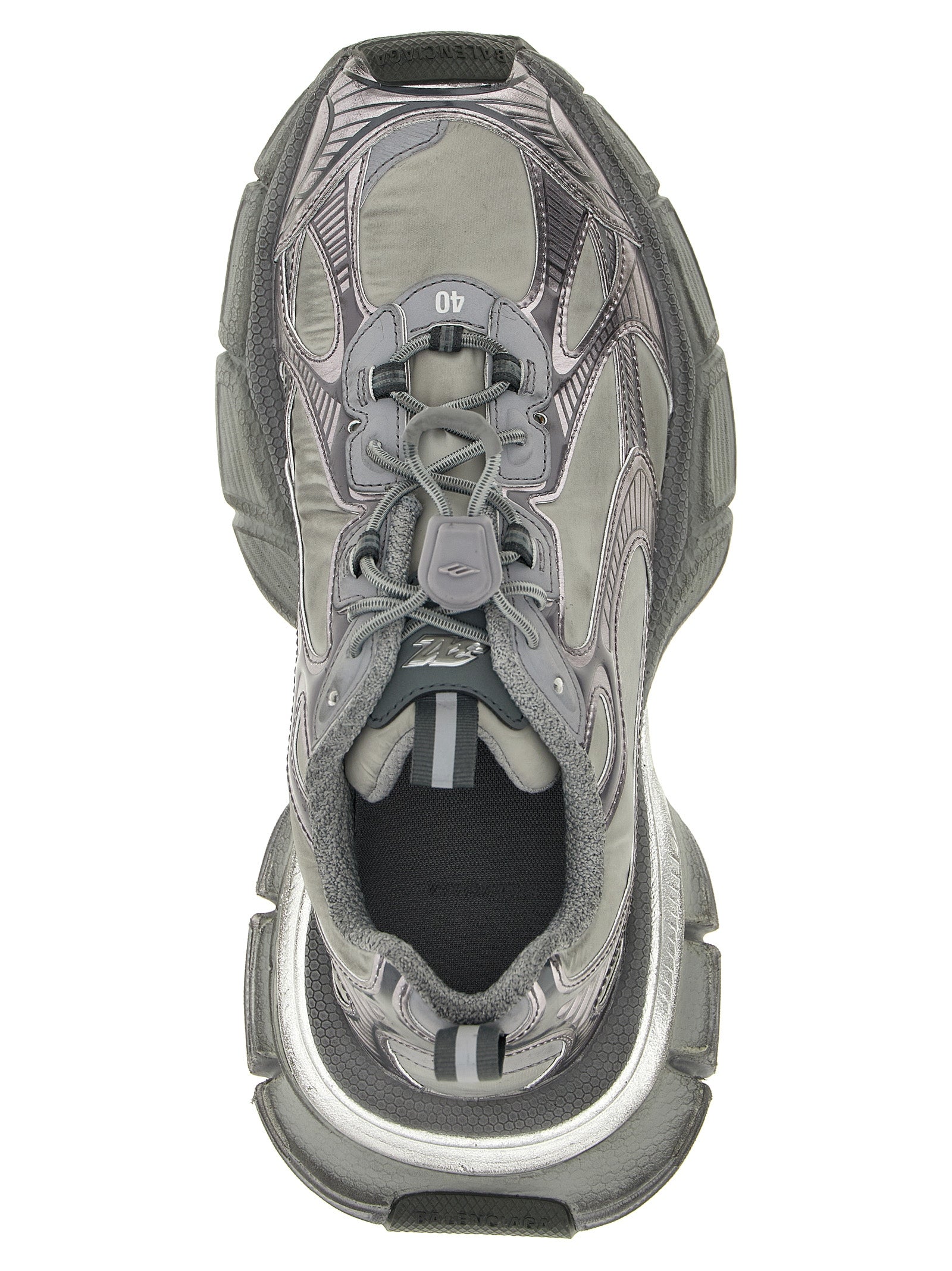 Graue Sneaker aus Polyester 322465