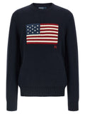 Blauer Baumwollcardigan