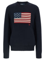 Blauer Baumwollcardigan