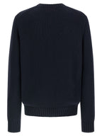 Blauer Baumwollcardigan