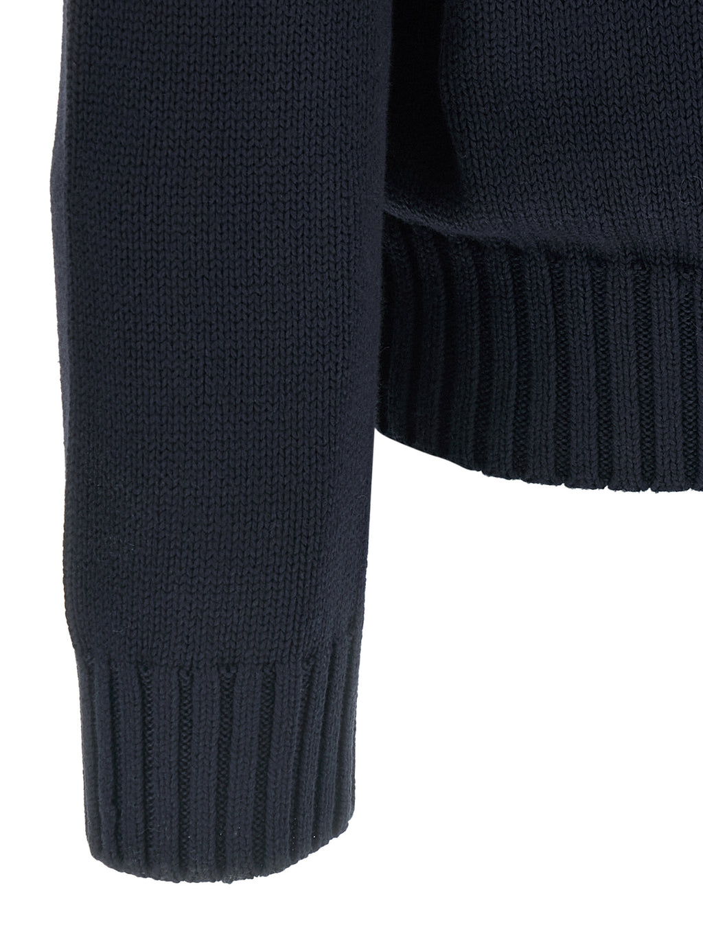 Blauer Baumwollcardigan