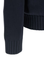 Blauer Baumwollcardigan