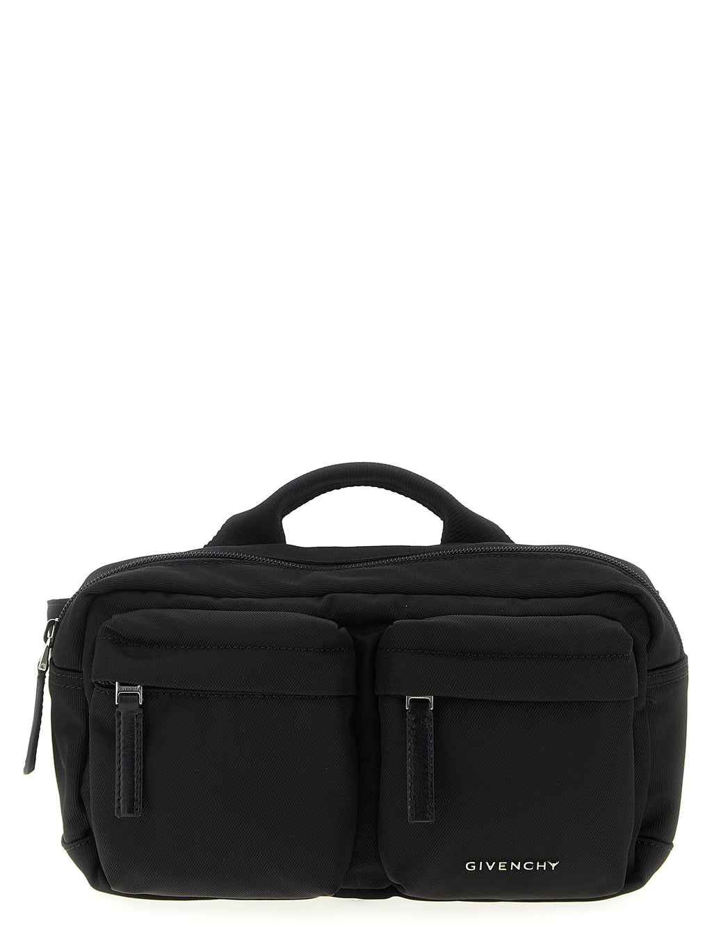 Schwarze Crossbody-Tasche aus Polyamid