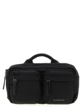 Schwarze Crossbody-Tasche aus Polyamid