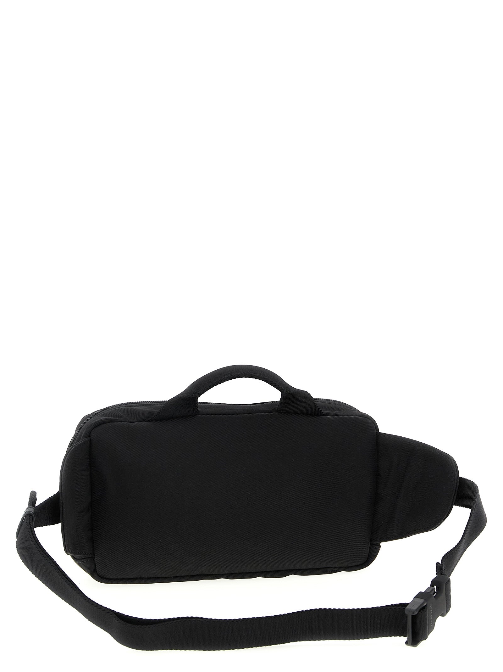 Schwarze Crossbody-Tasche aus Polyamid
