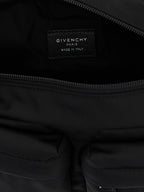 Schwarze Crossbody-Tasche aus Polyamid