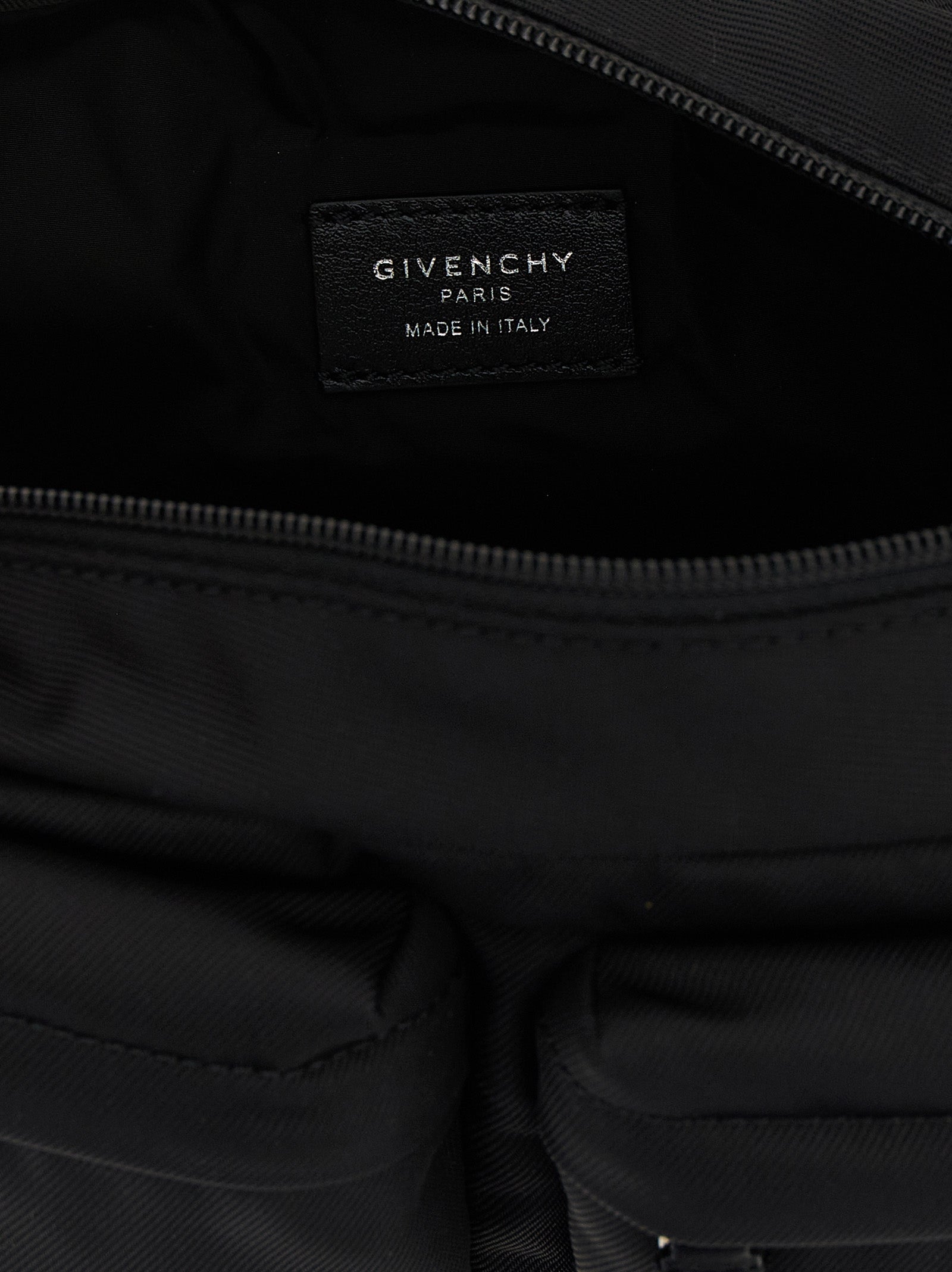 Schwarze Crossbody-Tasche aus Polyamid