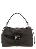 Braune Kalbsleder-Handtasche