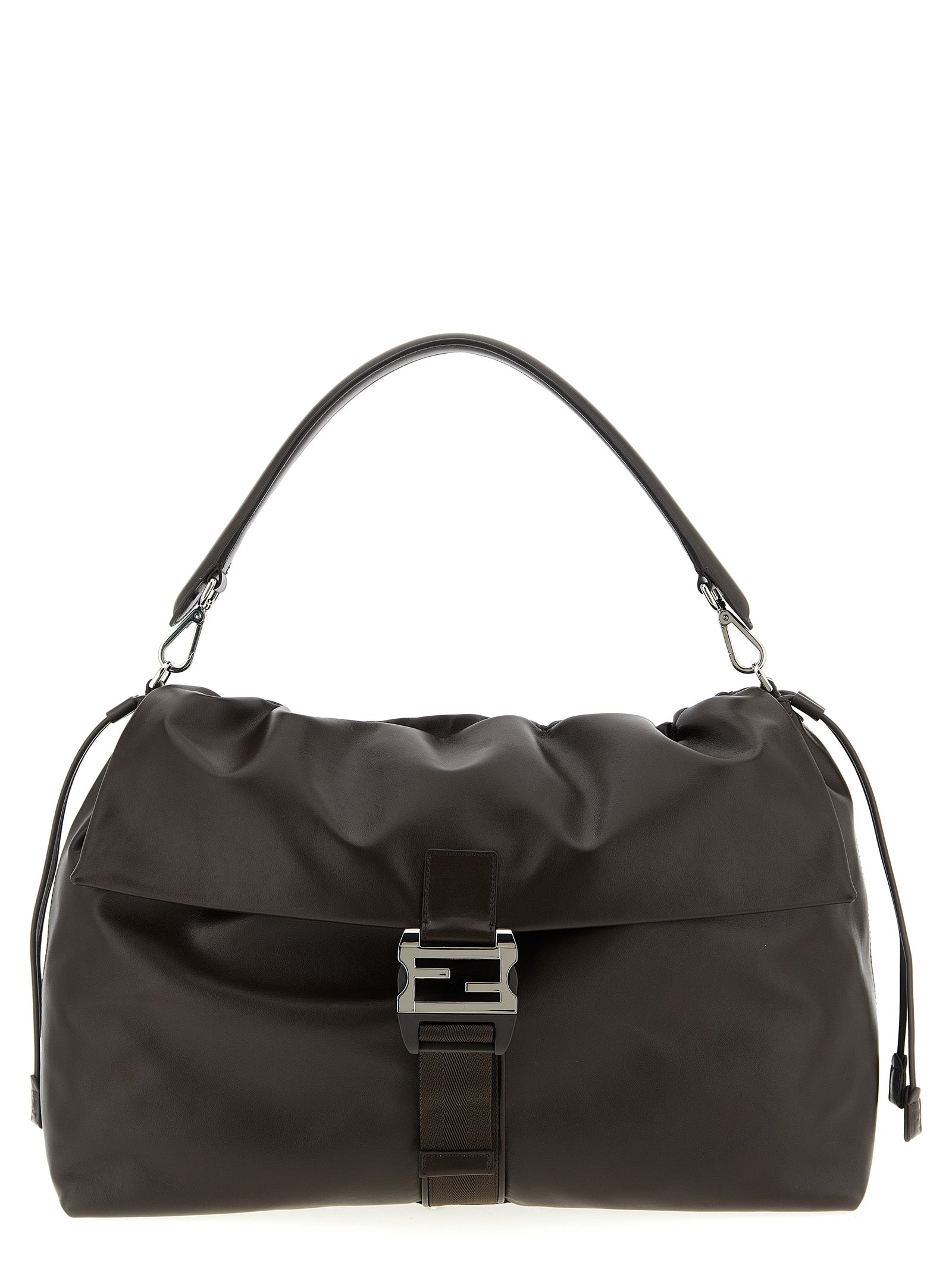 Braune Kalbsleder-Handtasche