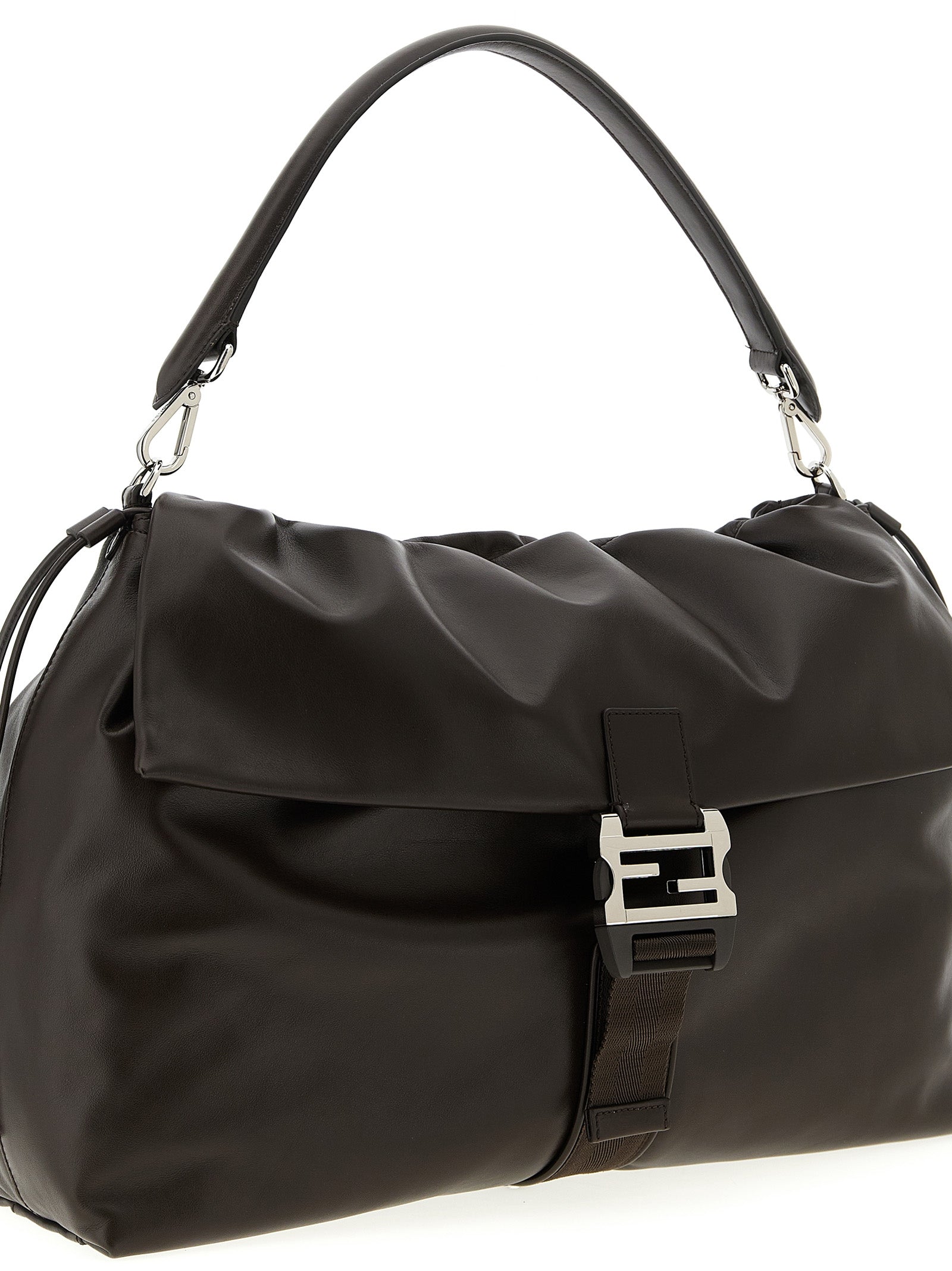 Braune Kalbsleder-Handtasche