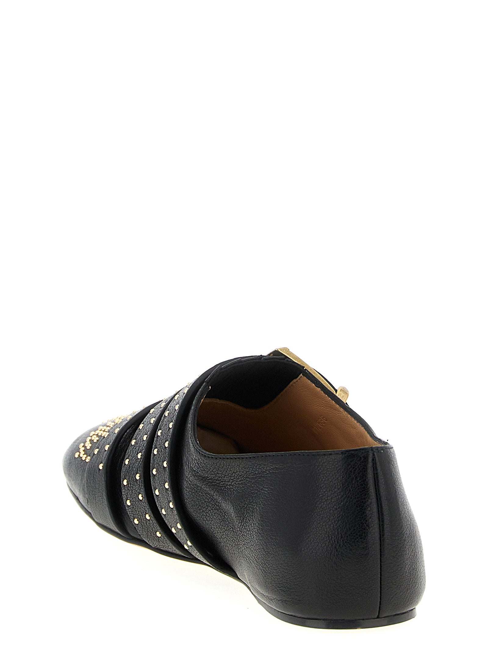 Schwarze Ballerinas aus Lammleder