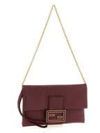 Bordeaux Lammleder Clutch Bag