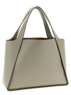 Beige Polyamid-Tragetasche