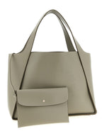 Beige Polyamid-Tragetasche