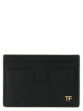 Schwarzes Kartenetui aus Leder 325802BM