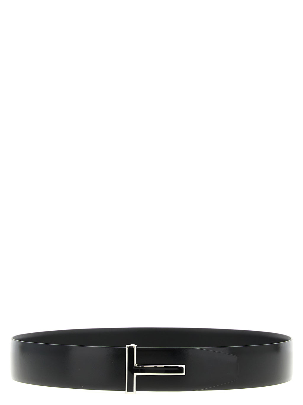 Schwarzer Gürtel aus Leder 325831