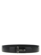 Schwarzer Gürtel aus Leder 325831