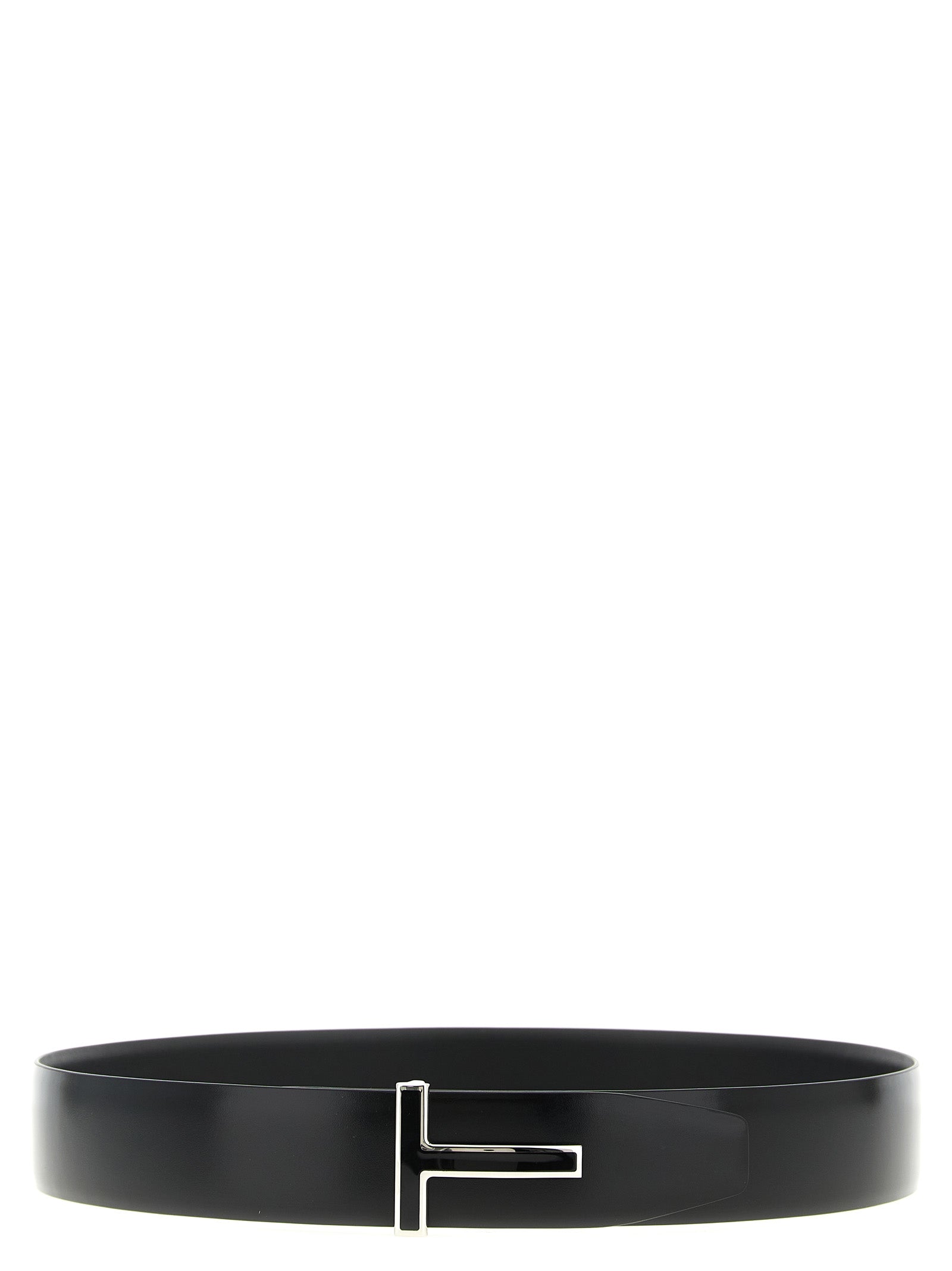 Schwarzer Gürtel aus Leder 325831