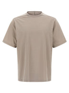 Beiges Baumwoll-T-Shirt