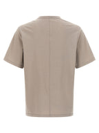 Beiges Baumwoll-T-Shirt